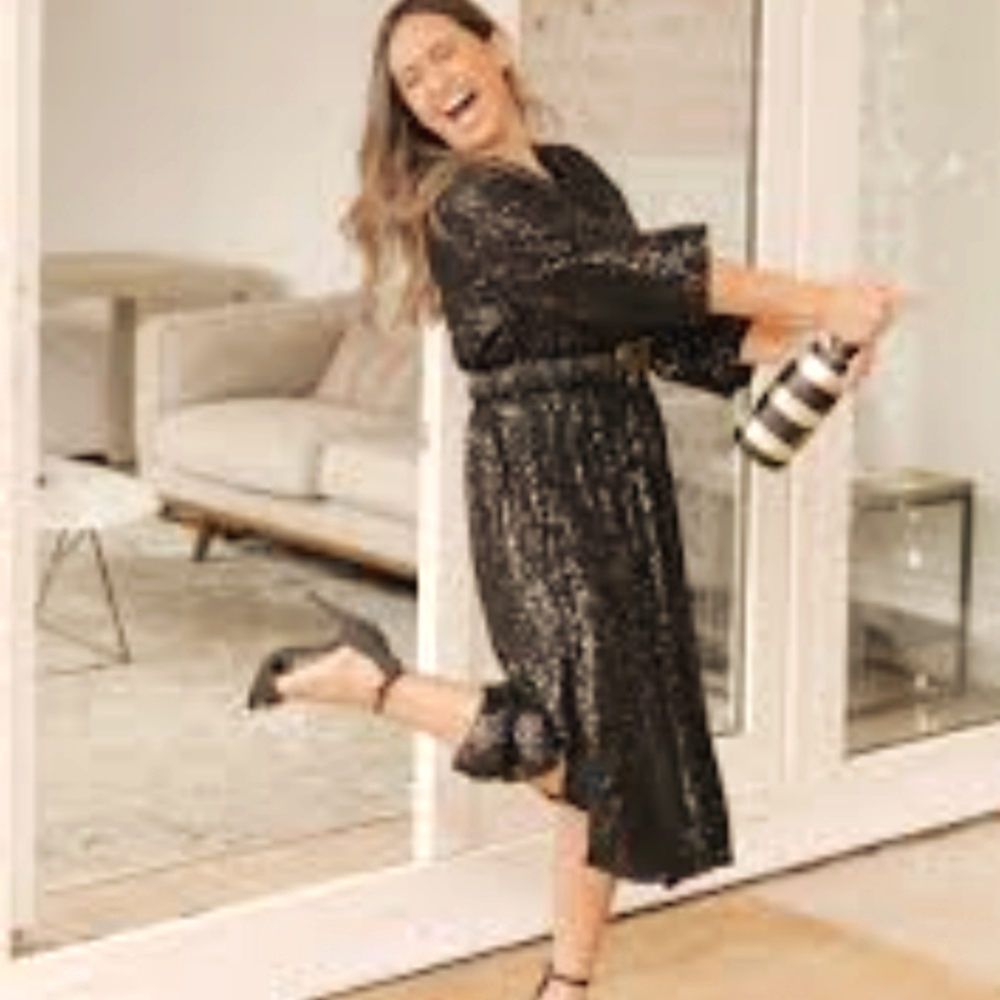 Forever Frosted Duster in Black